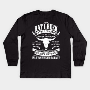 Lonesome dove: Hat creek Kids Long Sleeve T-Shirt